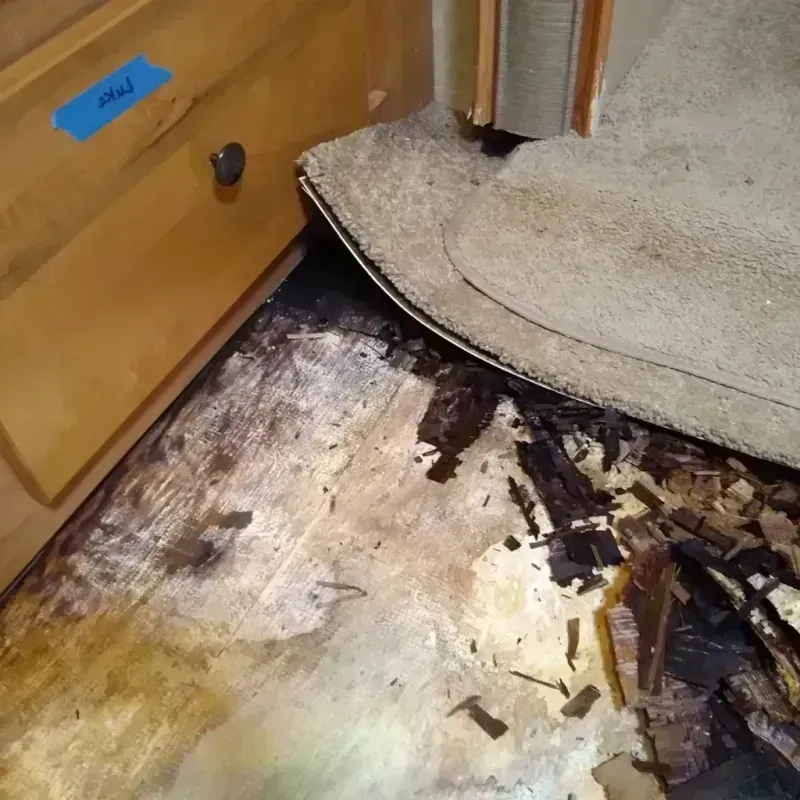 Wood Floor Water Damage in Bayville, NY